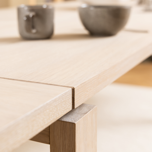 Rebellenclub Eetkamertafel Nampa - 200 x 100 cm - Licht Eiken - vtwonen shop