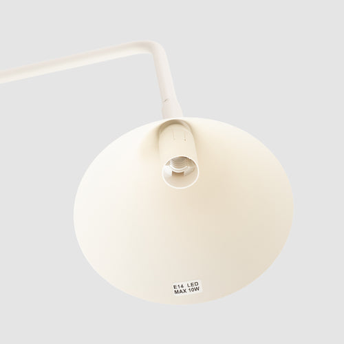 Sollux Lighting Tafellamp NOX beige - 18x18x35cm