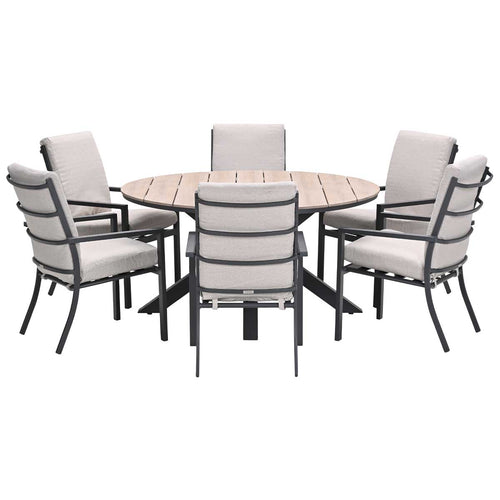 Garden Impressions tuinset Senja - Tulli - desert sand - Ø148x75 cm - 6-delig - vtwonen shop