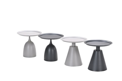 Mioala bijzettafel - diameter 50xH48 cm - carbon black - vtwonen shop