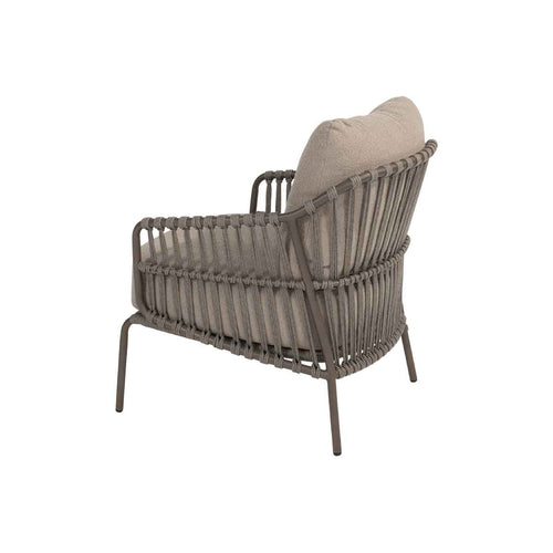 4 Seasons lage lounge dining stoel Capalbio bruin - vtwonen shop