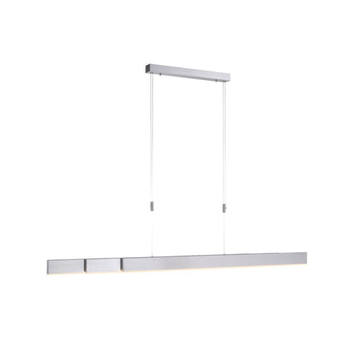Neuhaus PURE hanglamp e-Slide - 3 lichts - 200  x 200   cm - mat chroom - vtwonen shop