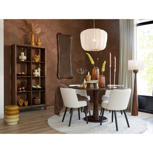Light & Living vloerlamp Festina - bruin - Ø18cm