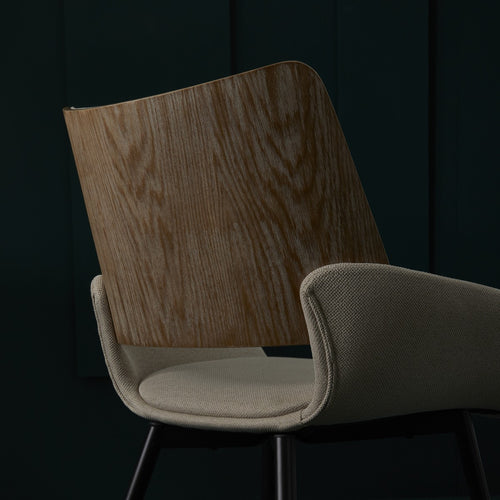 Signature - HORTENSE Set van 2 stoelen - Naturel - 54x58x81 cm