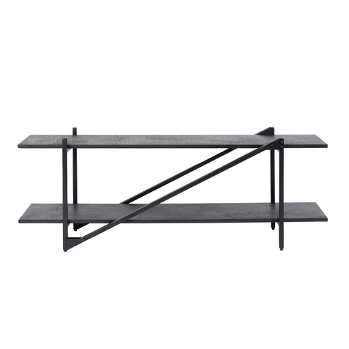 Giga Meubel Tv-Meubel Piega - Zwart - 140x35x51cm - vtwonen shop