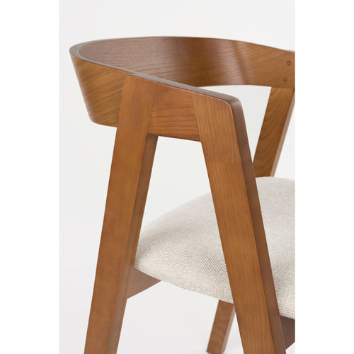 Zuiver Mads Eetkamerstoelen Bruin donker - Set van 2 - vtwonen shop