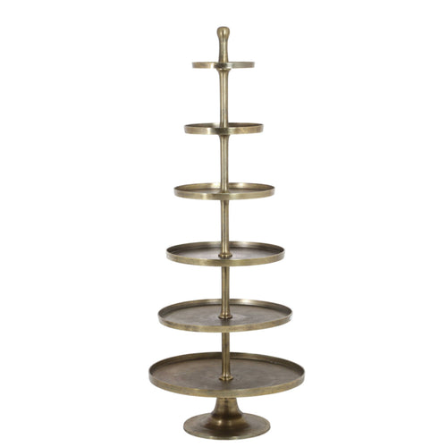 Light & Living etagere  - brons - 80x80x200 cm