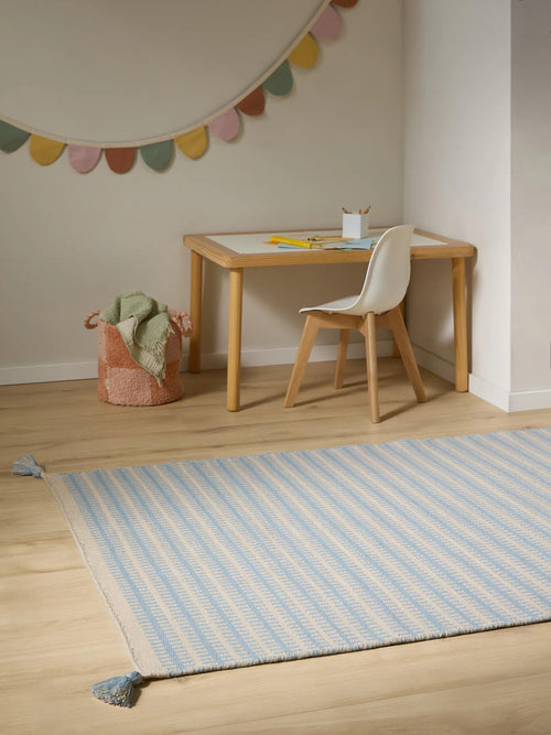 benuta kindervloerkleed Lulu - lichtblauw - 160x230 cm