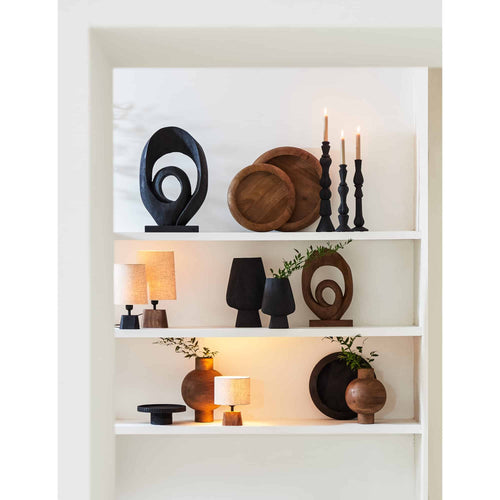 Light & Living lampenkap Livigno - bruin - 21x17.5x23cm - vtwonen shop