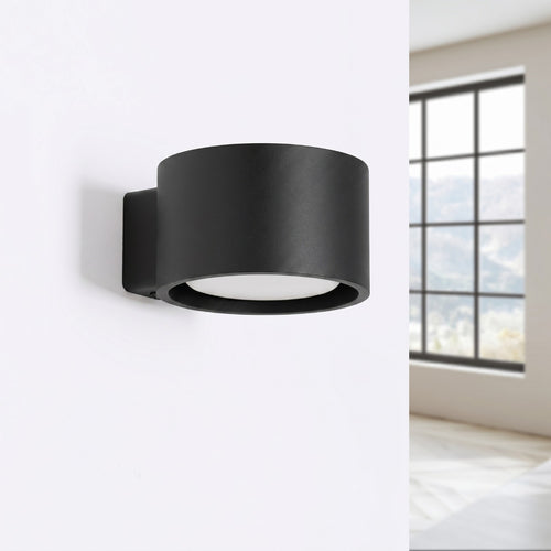 Sollux Lighting Wandlamp MODO 1 zwart Gx53 - 10x12x6cm