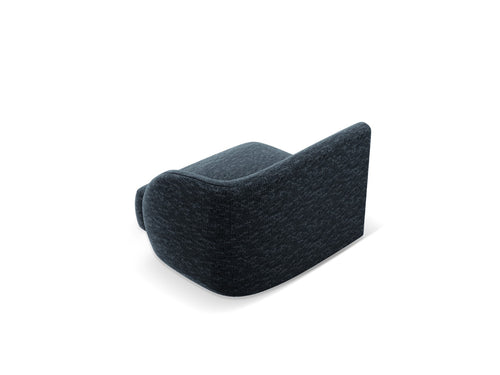 Micadoni - Rechter module "Miley" chenille koningsblauw - 90x90x70cm