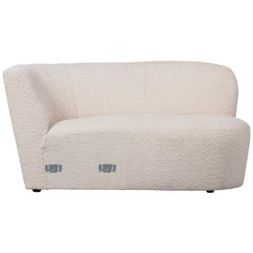 WOOOD chaise longue element rechts Coco - Polyester - Creme- 70x80x138 - vtwonen shop