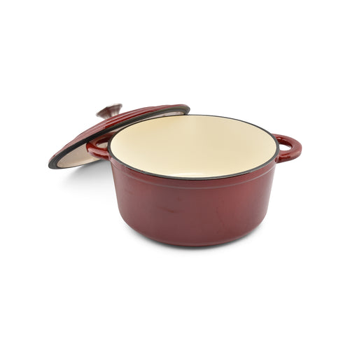 Salt & Pepper - Kookpot 26cm gietijzer rood Ferno - vtwonen shop