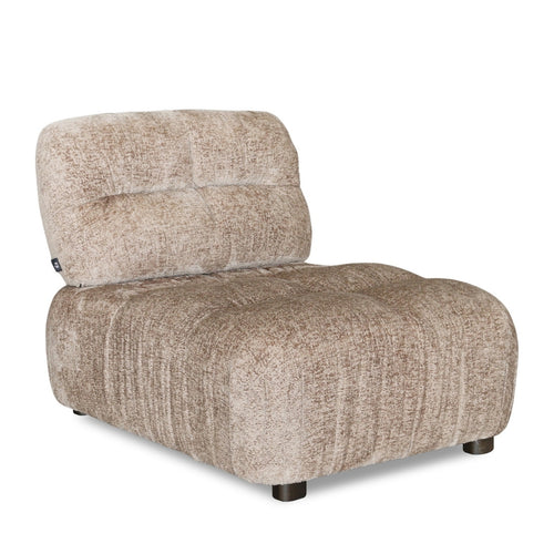 DÉJA Living Fauteuil Vita - Taupe Stof - 91x113x85cm