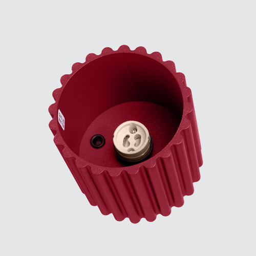 Sollux Lighting Plafondlamp AURA 1 bordeaux GU10 - 10x10x10cm