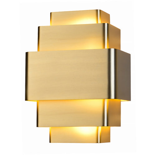 Artdelight wandlamp Layers - 3 lichts - 12  x 28   cm - brons