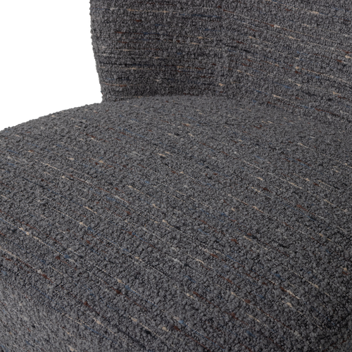 WOOOD draaifauteuil Atty - Grove Melange - Grijs - 75x74x65