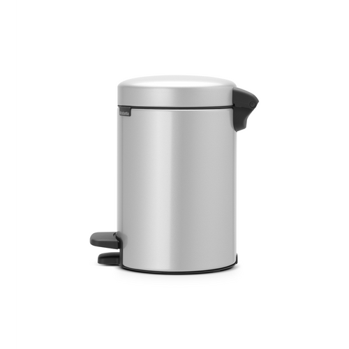 Brabantia NewIcon Pedaalemmer, 3 liter, kunststof binnenemmer - Metallic Grey