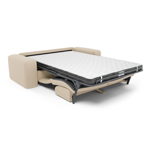Sia Home - Dunlopillo Express slaapbank 160 cm MYRA - corduroy beige 234cm