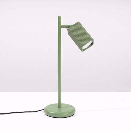 Sollux Lighting Tafellamp RAYO saliegroen - 14,5x14,5x43cm