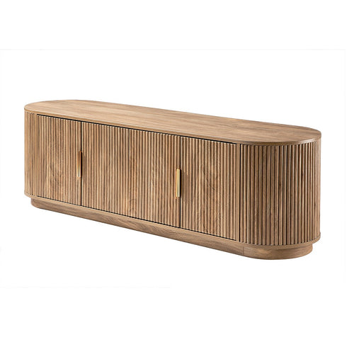 Calicosy - TV-meubel ACHILLE - licht hout 160x40x48 cm