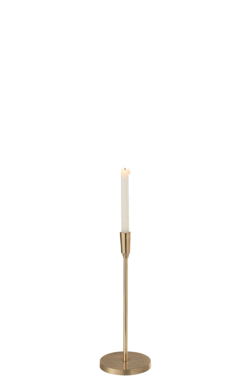 J-Line kandelaar - metaal - goud - small