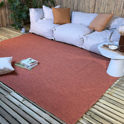 Buitenkleed Tone roest - Interieur05 - 200 x 290 cm