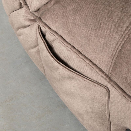 LABEL51 Relaxfauteuil Take It Easy - Taupe Stof - Draaibaar - vtwonen shop
