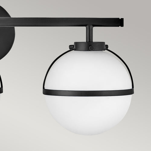 Elstead Hinkley Hollis Badkamer Wandlamp Zwart, IP44