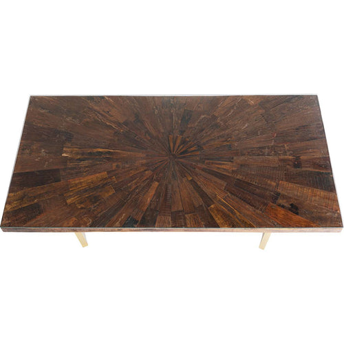 Kare Design Eettafel Conley Oho 180x90cm goud - vtwonen shop