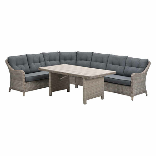 Garden Impressions lounge dining set Nova mystic grey - 5-delig