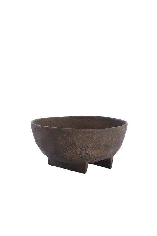 Light & Living schaal ROSANA - 21x20.5x10cm - bruin