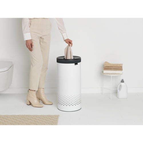 Brabantia Wasbox, 35 liter, kunststof deksel - White
