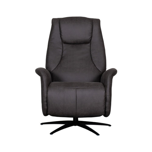 LABEL51 Fauteuil Stockholm Elektrisch - Antraciet Stof - Draaibaar - vtwonen shop