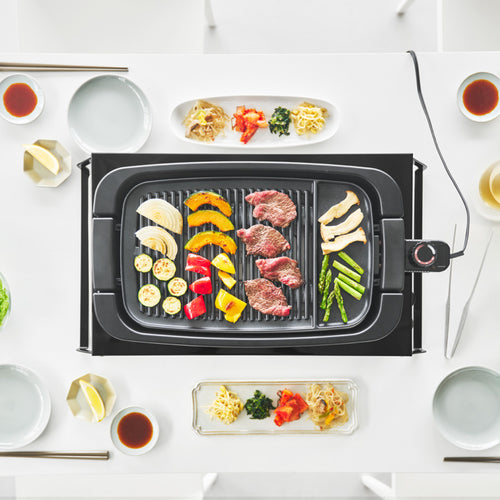 Yamazaki Tower Grill standaard inklapbaar - Zwart