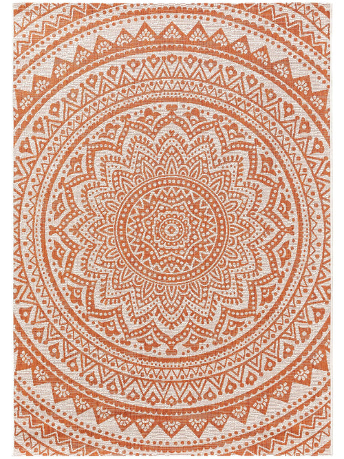 benuta binnen- en buitenkleed Cleo - oranje - 240x340 cm