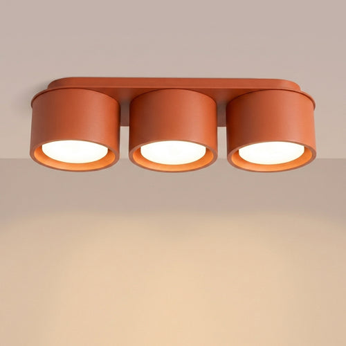Sollux Lighting Plafondlamp MODO 3 rode oker Gx53 - 32,4x10,4x8,2cm