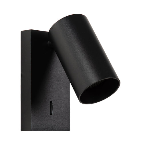 Atmooz wandlamp Era - zwart - 15 x 10 x H 12 cm - GU10