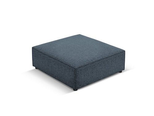 Cosmopolitan Design Poef Arendal chenille, koningsblauw - 80x102x40cm