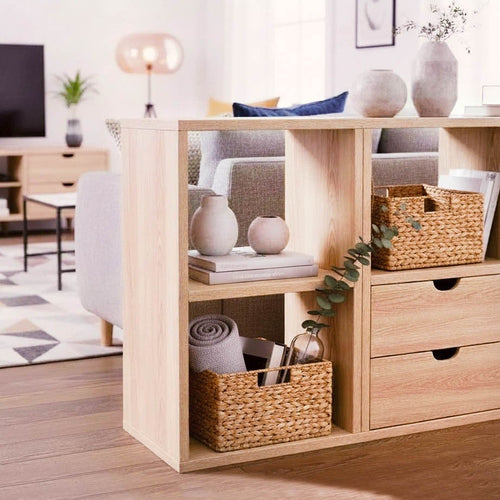 Calicosy - Opbergmand Woonkamer - Beige - 28x39x17 cm