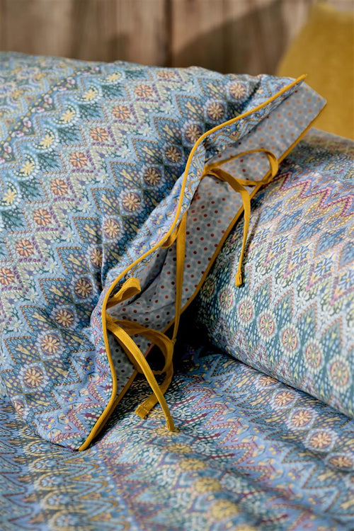 Pip Studio decoratiekussen Ashanti - 35x60 cm - blauw