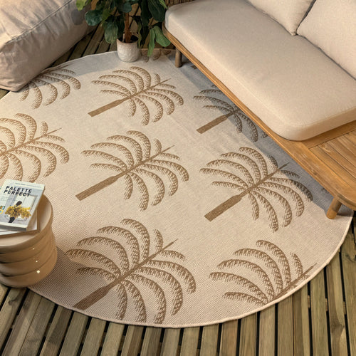 Rond buitenkleed Oase jute - Interieur05 - 200 x 200 cm