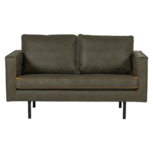 WOOOD 2-zits bank Rodeo - Ecoleer - Army - 85x150x86