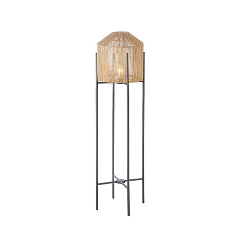 LABEL51 Vloerlamp Ibiza - Naturel Jute - 30x30x150cm