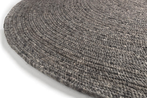 Vloerkleed MOMO Rugs Round Charcoal 301/001/104 Rond 200 cm