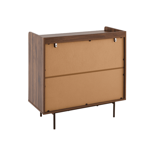 Calicosy - JETSON Dressoir 2 deuren - Donker hout - 39,5x80x79 cm