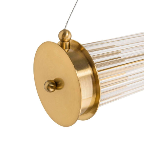 Signature - Dubbele glazen metalen ophangbuis - Grijs - 120x0x120 cm