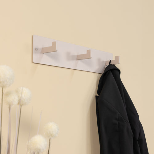 Spinder Design kapstok Leatherman 3 - Silky Taupe - 3 haken - vtwonen shop