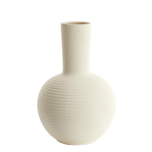 Light & Living vaas Ulloa - wit - Ø34cm - vtwonen shop