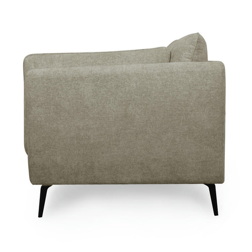 Furnhouse 3-zitsbank Bari - Taupe - Stof - 92x224x84